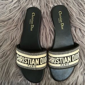 Dior Dway Slides-  Women’s Size EUR 42/ USA 10